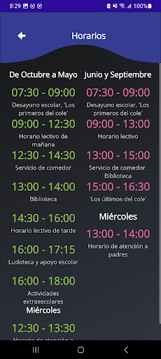 CEIP Pasamonte Screen 3