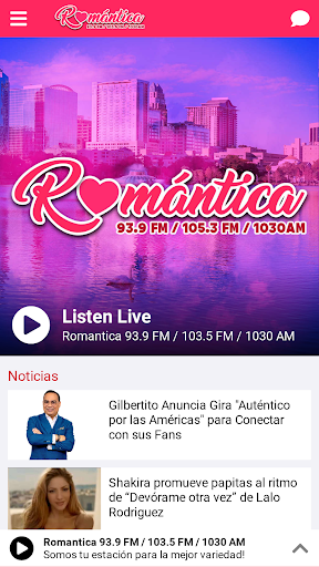 Android application Romantica Orlando screenshort