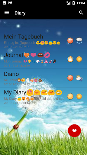 Diary App with Password Screen 3