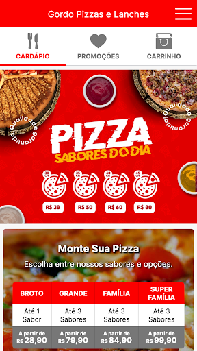 Gordo Pizzas e Lanches Screen 2