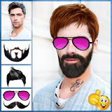 Men Hair Mustache Style Beard Photo Collage Editor icon