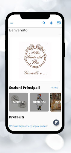 Android application ALLA CORTE DEL RE screenshort
