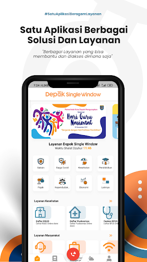 Android application Depok Single Window - DSW screenshort