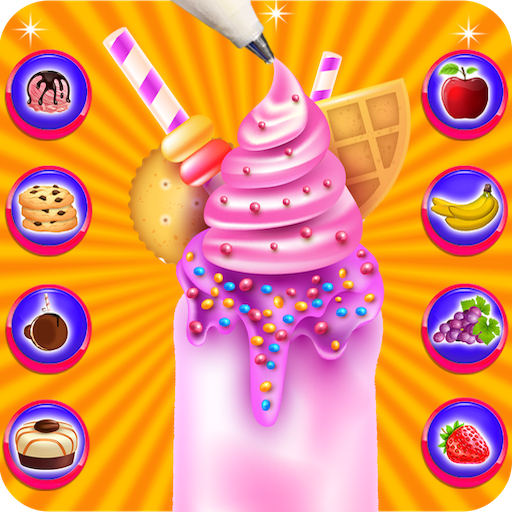 Ice Cream Smoothies Maker Game logo