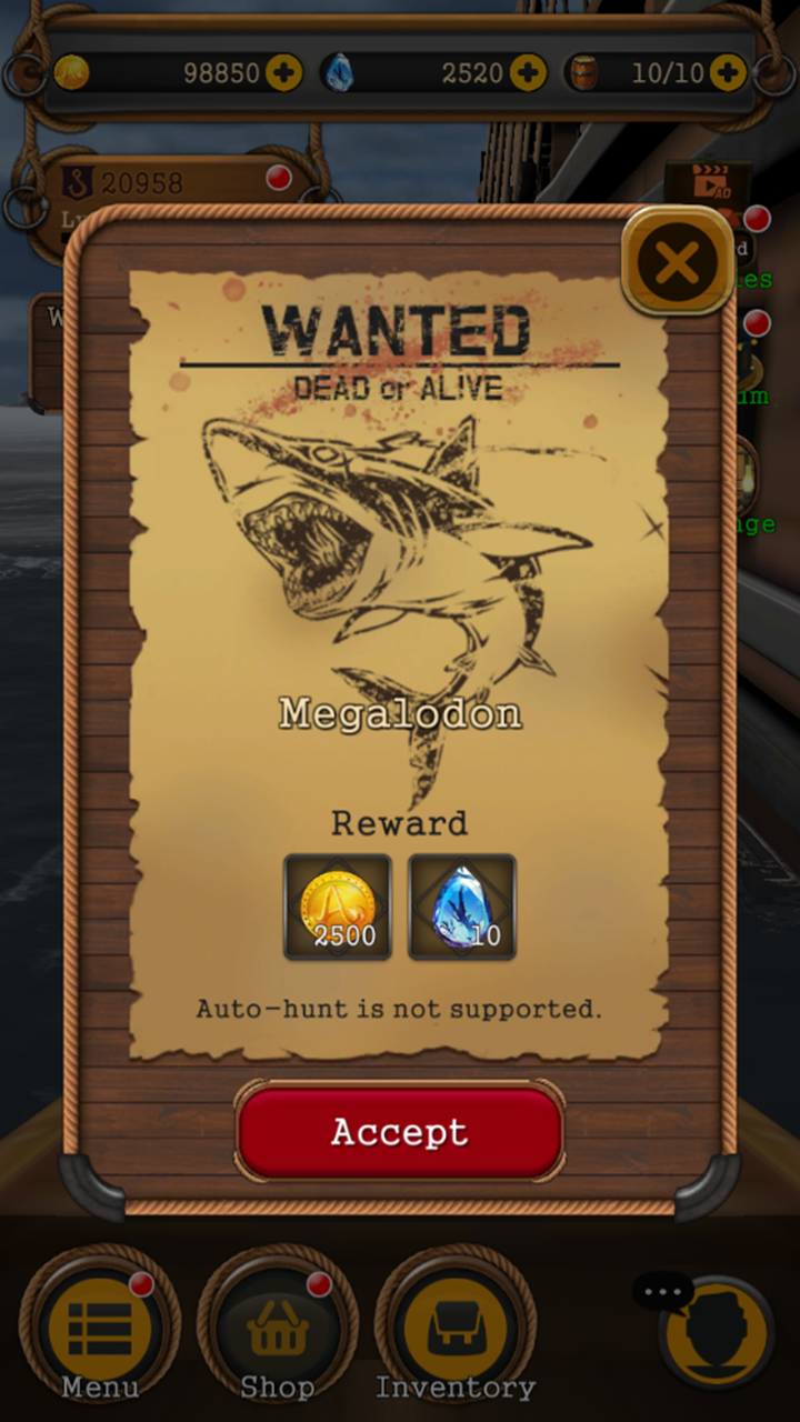 Hack Moby Dick: Wild Hunting