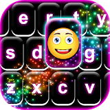 Luminous Keyboard with Emoji icon