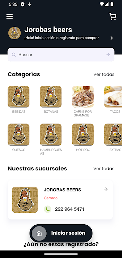 Jorobas Beers Screen 2