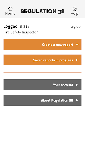 Android application Regulation 38 screenshort