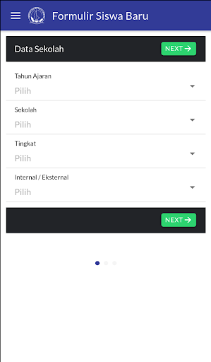 Recis Online Admission Screen 3