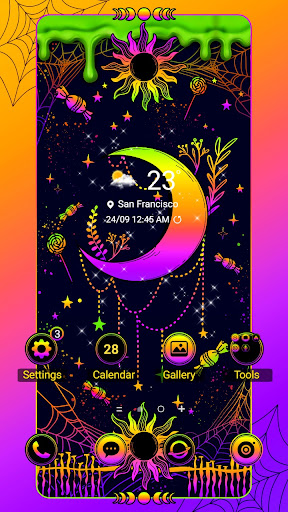 Android application 4K Wallpaper HD - Halloween Mo screenshort