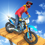 Cover Image of Download Super Bike Sky Track Rider  APK