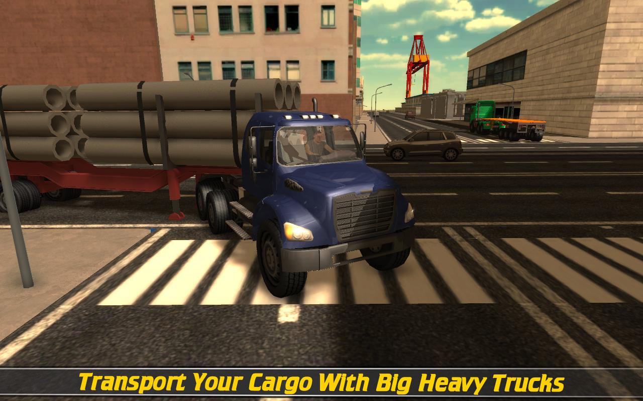 Android application Cargo Ship Construction Crane screenshort