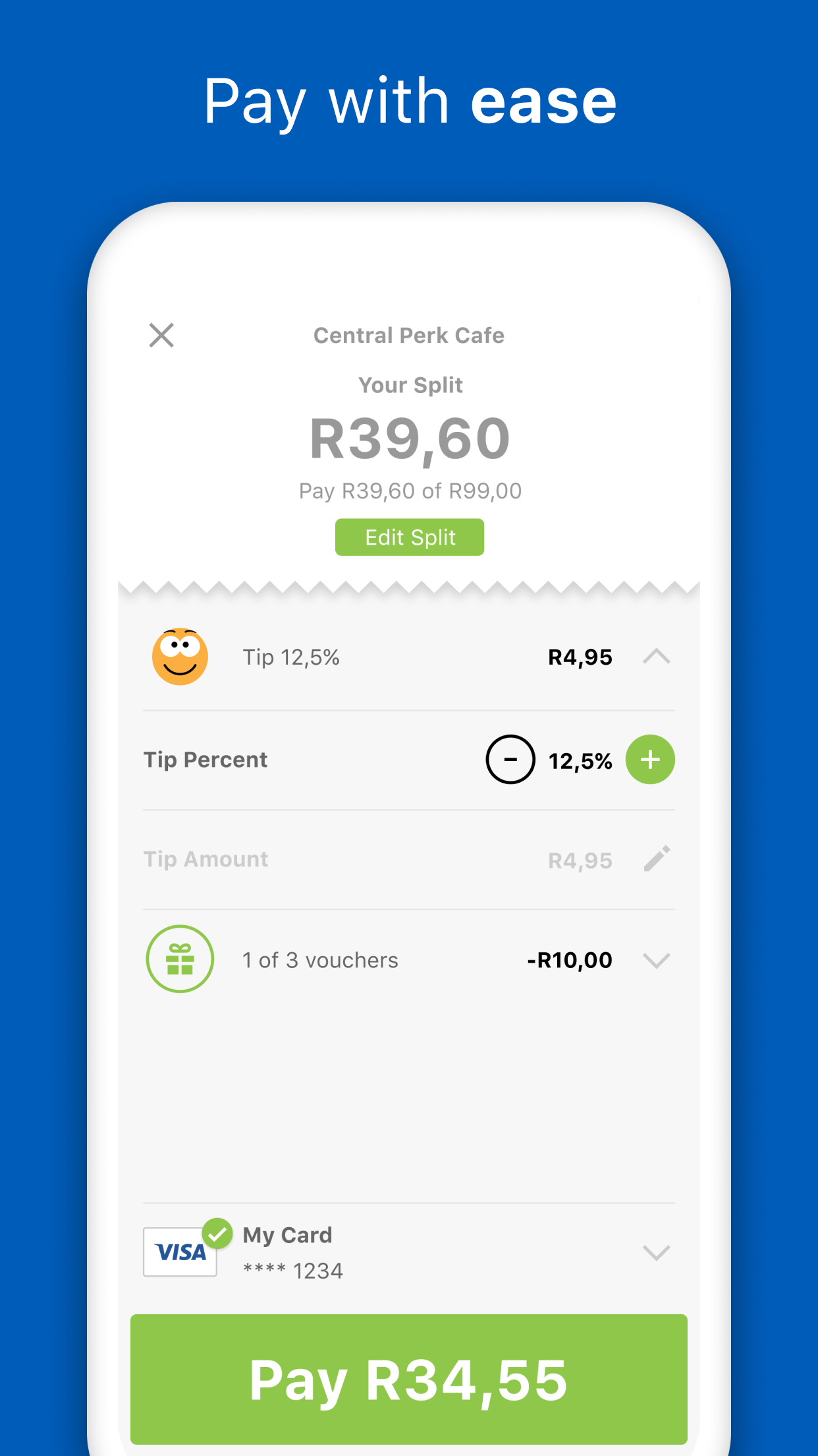 Android application Zapper™ QR Payments & Rewards screenshort