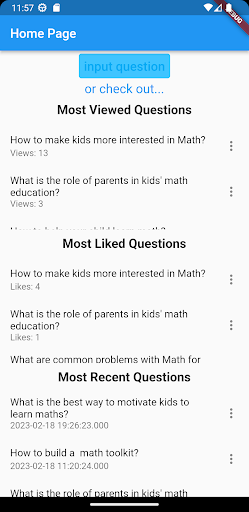 Android application TruthSeeker screenshort