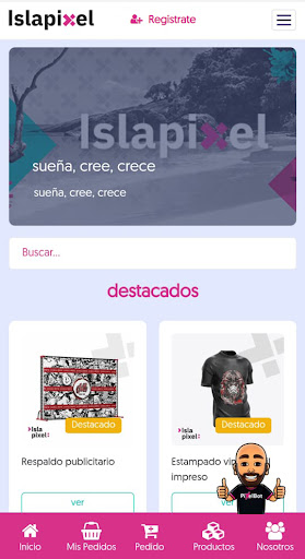 Android application Islapixel screenshort