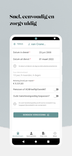 VBK Transitie App Screen 2