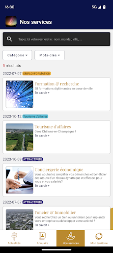 Business to Châlons Screen 2