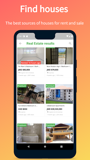Android application Jamaica Classified Online App screenshort