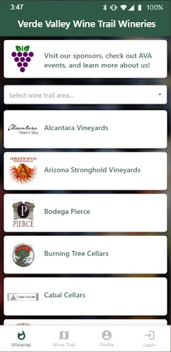 Verde Valley Wine Trail Screen 2