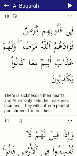 Quran & Prayertimes Screen 2