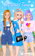 screenshot of Lovely sisters dress up game
