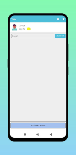 Android application Random Chat : Talky screenshort