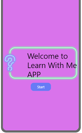 Android application Learn With Me screenshort