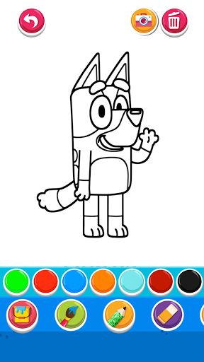 Bluey Coloring Book