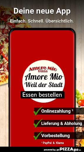 Android application Pizza Amore Mio Weil der Stadt screenshort