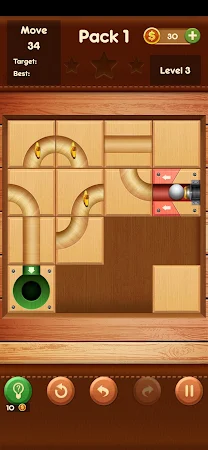 Game screenshot Rolling Ball Slide Puzzle Game apk download