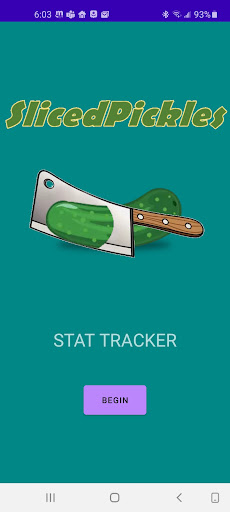 Android application Pickleball Stat Tracker screenshort