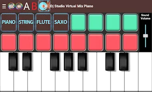 Dj Studio Virtual Mix Piano Screenshot