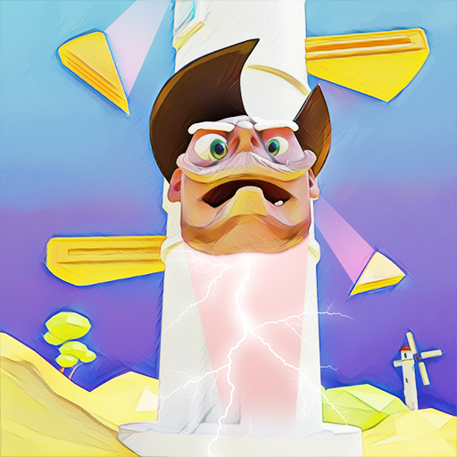Windmill Jump 3D - Don Quixote logo
