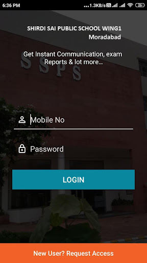 Android application Shirdi Sai Public School screenshort