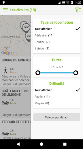 Circuits Lot et Dordogne Screen 3