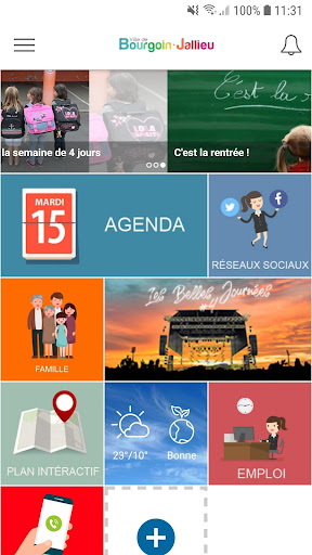 Android application Bourgoin Jallieu screenshort
