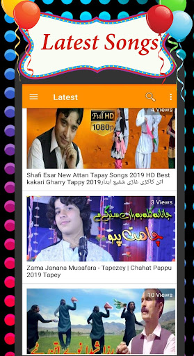 Android application Pashto Video - Song, Dance etc screenshort