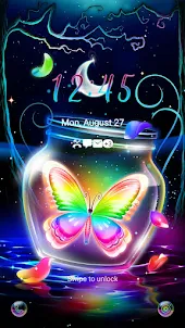 Rainbow Butterfly - Wallpaper
