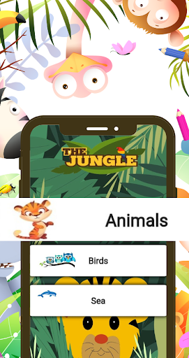 Cartoon Animals For Kids learn Screen 2