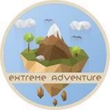Mountains jump adventure game icon