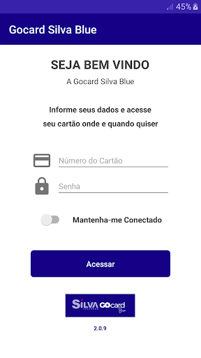 Android application Gocard Silva Blue screenshort