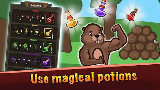 Beaver with Axe: Idle Clicker Screen 3
