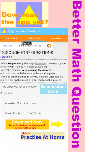 Trigonometry Questions Screen 2