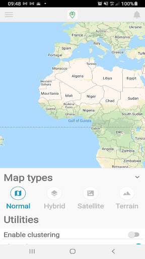 Android application Q-Tech Gps screenshort