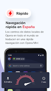 Navegador Opera Mini Screenshot