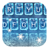 Frozen Flowers Theme&Emoji Keyboard icon