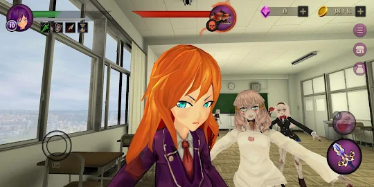 Anime High School Zombie Simulator