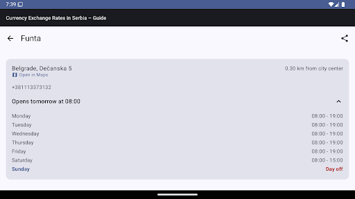 Exchange offices in Serbia