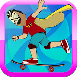 Titans crazy Robin skier go icon