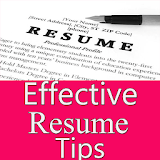 Effective Resume Tips Guide icon